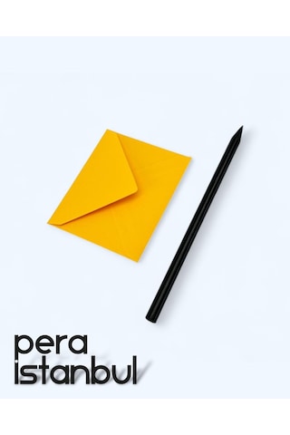 Pera İstanbul Renkli Küçük Zarf 7x9 Cm 100 Lü Paket