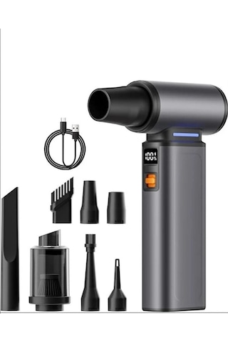 Violent Turbo Jet Fan Süpürge Özellikli 130000rpm Ultra Güçlü Motor Güçlü Vakum 4000mah Bataryalı F1 Standart