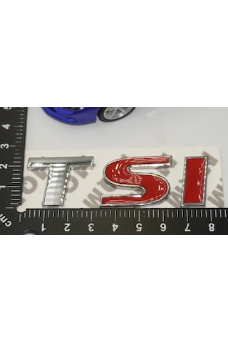 Volkswagen Tsi Bagaj Krom Metal 3M 3D Logo Amblem (549121442)