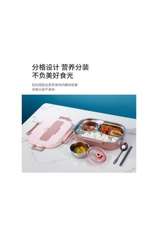 Skycity 304 Çelik 4 Bölmeli Büyük Boy Öğrenci/ofis Çalışanı Bento Kutusu, Isı Saklama, Mikrodalga Uyumlu, Çorba Kasesi İle, Matcha Yeşili Yeşil