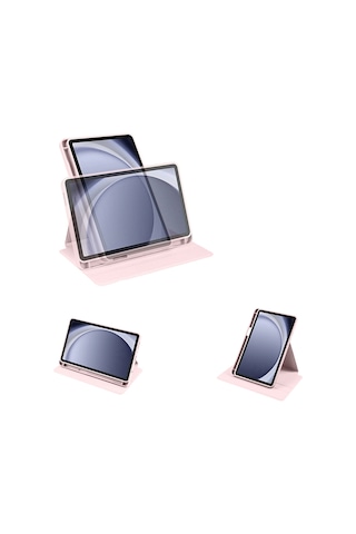Galaxy Tab Uyumlu A9 Plus Sm-x210/x215 11 İnç Kılıf 360 Ayarlanabilir Kalem Bölmeli Standlı Tablet Kılıfı