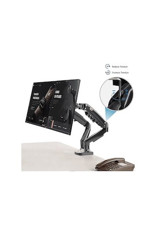 Daytona Nb Northbayou F160 17-27" Çift Kol 2-9 Kg Amortisörlü Monitör Standı