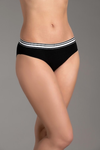 Newbra Kadın Penye Slip Külot - Siyah