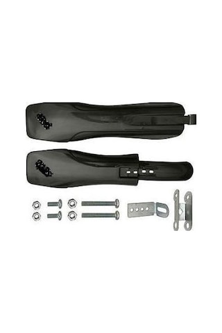 Mtb Plastik Çamurluk Takım Geniş Siyah - Mavi