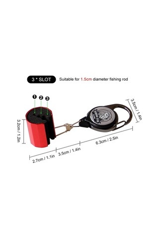 Dancemonkey Fly Olta Kamışı Klips & Tutucu Aksesuarı