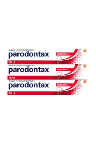 Parodontax Florürlü Diş Macunu 3 x 75 ML