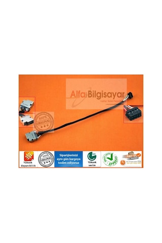 Alfabilgisayar HP Uyumlu 15-G000Nt K0X20Ea Power Dc Jack Soket Laptop Adaptor Giriş So