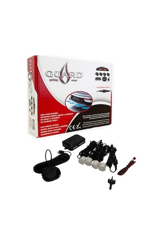 Oto Araç Geri Park Sensörü 12v Bi Bi Led Ses İkazlı 4 Gözlü 22mm Beyaz Ps.bz.002.01 1 Adet