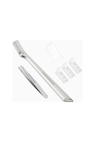 Tweezerman Mini Slant Tweezer-brow Razor Set Kaş Şekillendirici