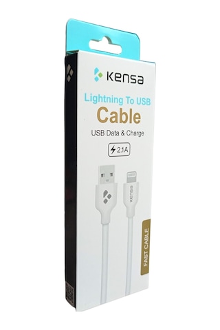 Kensa Apple Uyumlu iPhone Şarj KABLOSU