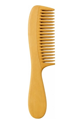 Doğal Saplı Şimşir Tarak 22 Cm Model 2 Ultra Pürüzsüz Yüzey
