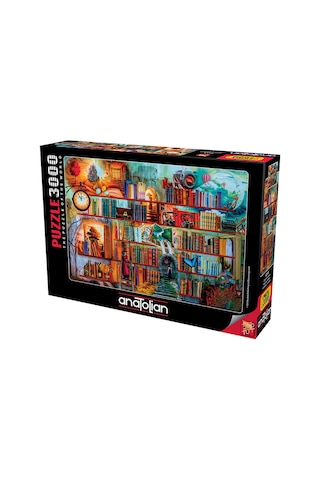 Anatolian Puzzle 3000 Parça Gizemli Kitaplık 4918