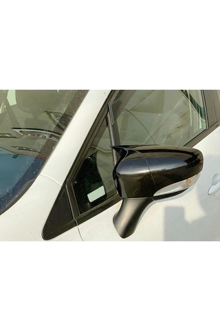 Renault Clio 4 (2012-2017) Yarasa Ayna Kapağı (Parlak Siyah)