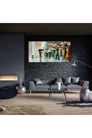 Yağmur Yağlı Tablo Kanvas Tablo