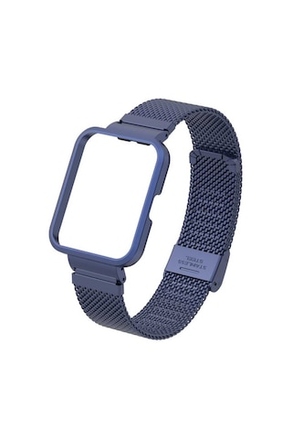 Xiaomi Redmi Watch 2 Lite Uyumlu Krd-66 Metal Mkst Kordon-lacivert