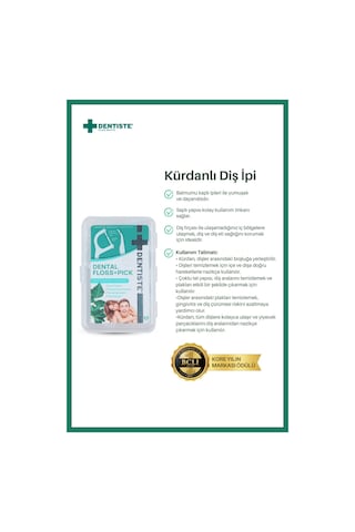 Dentiste Kürdanlı Diş Ipi 40'lı Paket