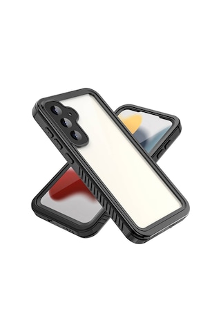 Lexroo Galaxy S23 Fe Kılıf 1-1 Su Geçirmez Kılıf - Siyah