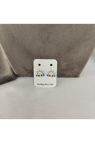 928 Ayar Gümüş Çocuk Küpesi Zarif Ve Güvenli Tasarım Model 5 Gümüş