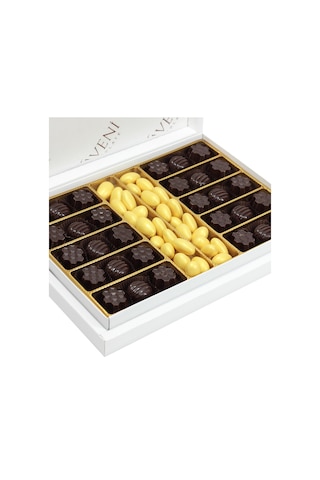 Vaveni Çikolata Gold Drajeli Bitter Çikolata Kutusu 490 G