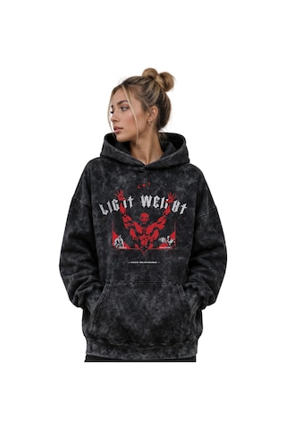 Sevbano Light Weight Ronnie Coleman Fitness Bodybuilding Baskılı Unisex O Siyah