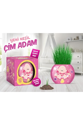Bebek Temalı Çim Adam 6&apos Lı Set Çocuklar İçin Eğitici Ve Eğlenceli Bitki Yetiştirme Kiti