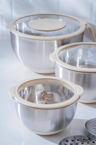 Focus Pro Karıştırma Ve Saklama Kabı Seti Inox