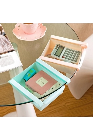 Pembe Slayt Mutfak Buzdolabı Dondurucu Space Saver Organizatör Depolama Raf Raf Tutucu