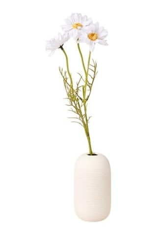 Evidea Deco Papatya Yapay Dal Çiçek - Beyaz - 47 Cm Çok Renkli