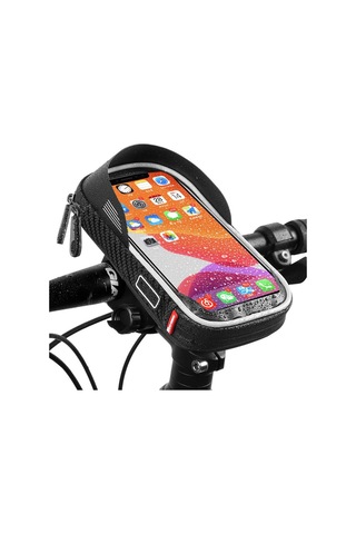 Bisiklet Telefon Montaj Çantası, Mountain Road Bisikleti İçin Bisiklet Gidon Çantası, Bisiklet Aksesuarları Acid Yeşili