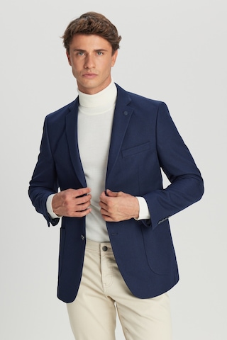 AC&Co / Altınyıldız Classics Erkek Lacı Slim Fit Dar Kesim Mono Yaka Torba Cepli Blazer Ceket Lacı