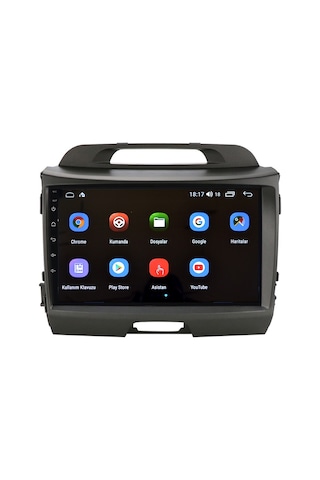 Otolas Kia Sportage Android Multimedya Navigasyon Oto Teyp 4 Gb + 32 Gb 9"