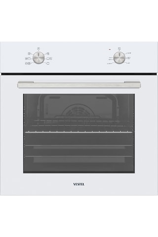 Vestel Doğal Lezzet AF-4661 YB - AO-6004 YB-DG - AD-60030 B Beyaz Ankastre Set