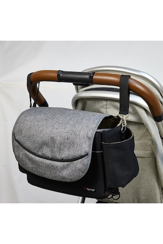 Bye Bye Stroller Bag Bebek Arabası Düzenleyici Çanta Gri