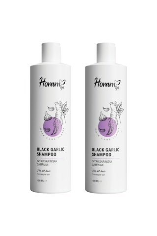 Homm Life Siyah Sarımsak Black Garlic Şampuan 400 Ml - 2 Adet