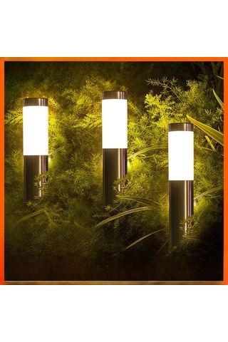 Mufunye Güneş Enerjili Bahçe Işığı - Dış Mekan İçin Dayanıklı Toprak Fişi Tipi, 12 Saat Sürekli Aydınlatma, Soğuk Beyaz Işık