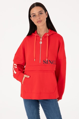 U.s. Polo Assn. Kadın Kırmızı Sweatshirt 50309055-vr030 Kırmızı