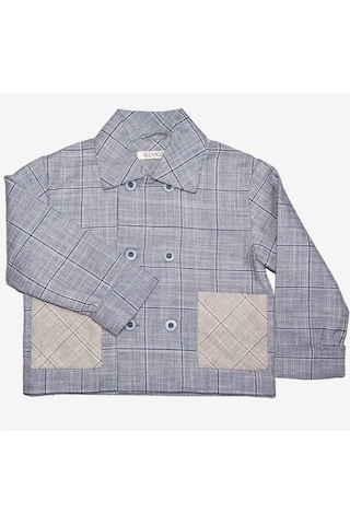 Ozmoz Ozmoz Erkek Bebek Baharlık Klasik Mavi Pantolon Ceket Takım Mavi