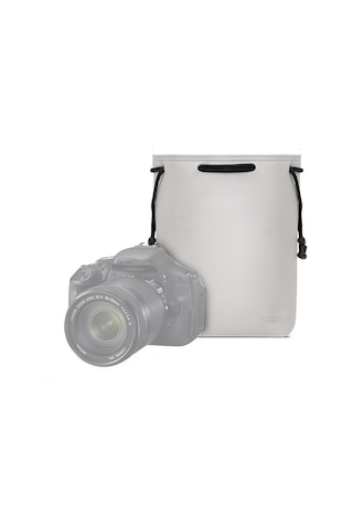 Baona Kamera Çantası Lens İpli Kılıfı, Boyut: Orta Gri Diğer