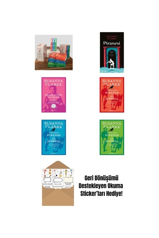 Susanna Clarke 6 Kitap Set + Okuma Sticker'ları