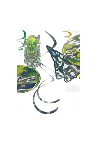 Riota Kutlama İçin Spiral Kamuflaj Işık Zinciri 141551690 Diğer