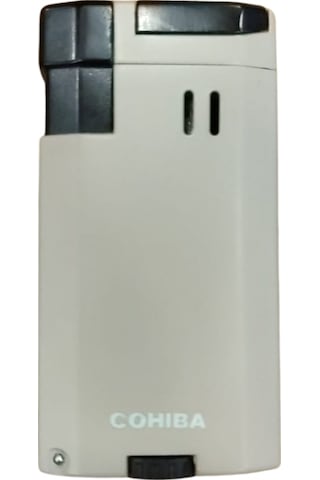 Cohiba Çift Torch Pürmüz Delicili Füme Metal Puro Çakmağı - Tr9486