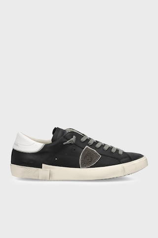Philippe Model Deri Logolu Sneaker Ayakkabı Erkek Ayakkabı Prluv039 Siyah-beyaz SİYAH-BEYAZ