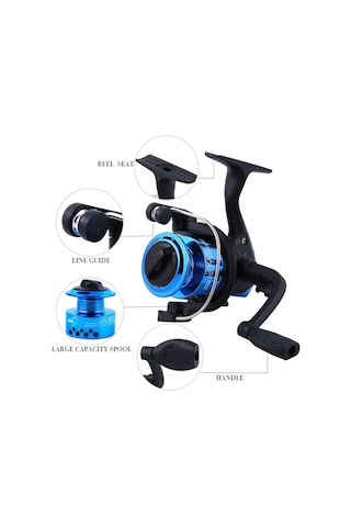 Sougayilang Buz Olta Ve Makara Seti Çok Renkli Metal Kılavuz Doğa Sporları Buz Olta Takımı Seti