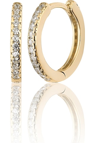 Zanaatsilver 925 Ayar Gümüş 14k Altın Kaplama Halka Küpe 12 MM Zanaatsilver 925 Ayar Gümüş 14k Altın Kaplama Halka Küpe 12 MM