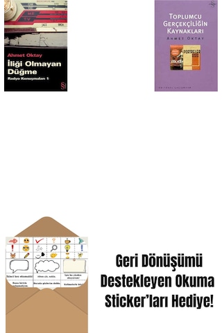 İliği Olmayan Düğme + Toplumcu Gerçekçiliğin Kaynakları + Okuma Sticker'ları
