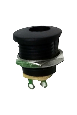 Dc Power Jack Dişi Panel Tipi Konnektör Şase Montaj 5.5x2.1mm Adaptör Giriş Yuvası