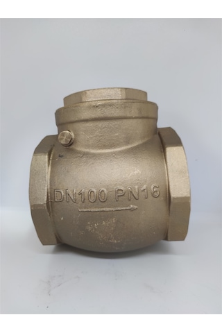 Çalparalı Çekvalf 4''(Dn100) Pn16 Klepsan Sarı Metal