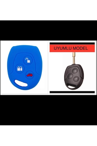 Fiesta Mondeo Focus Transit Fusion Silikon Anahtar Koruma Kılıfı