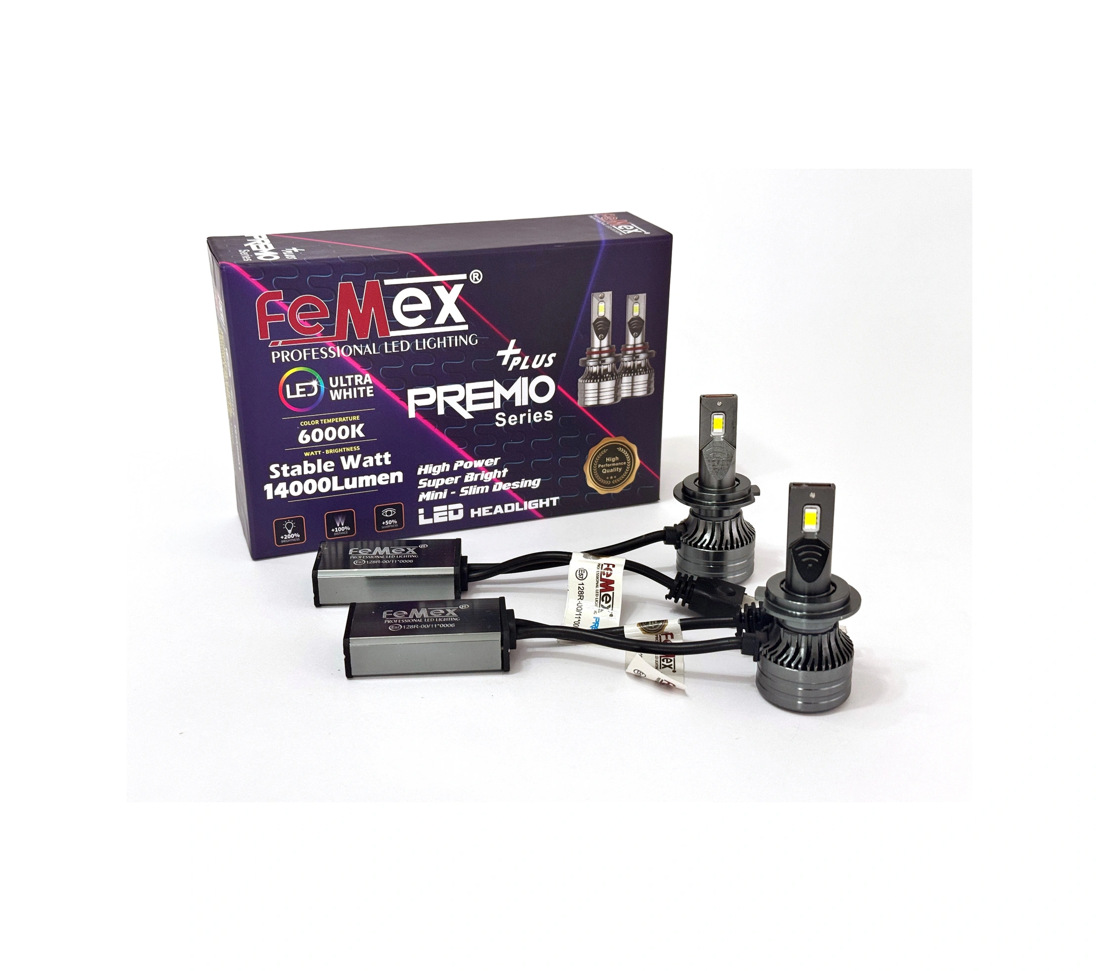 Mercedes C180 W204 Araçlar İçin Led Xenon Kısa Far Aydınlatma Ampulu Led Femex Premio Plus H7