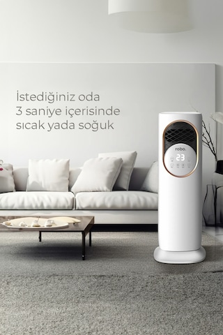 Robo Uzaktan Kumandalı Sıcak Soğuk Hava Isıtıcı Soğutucu Ünite